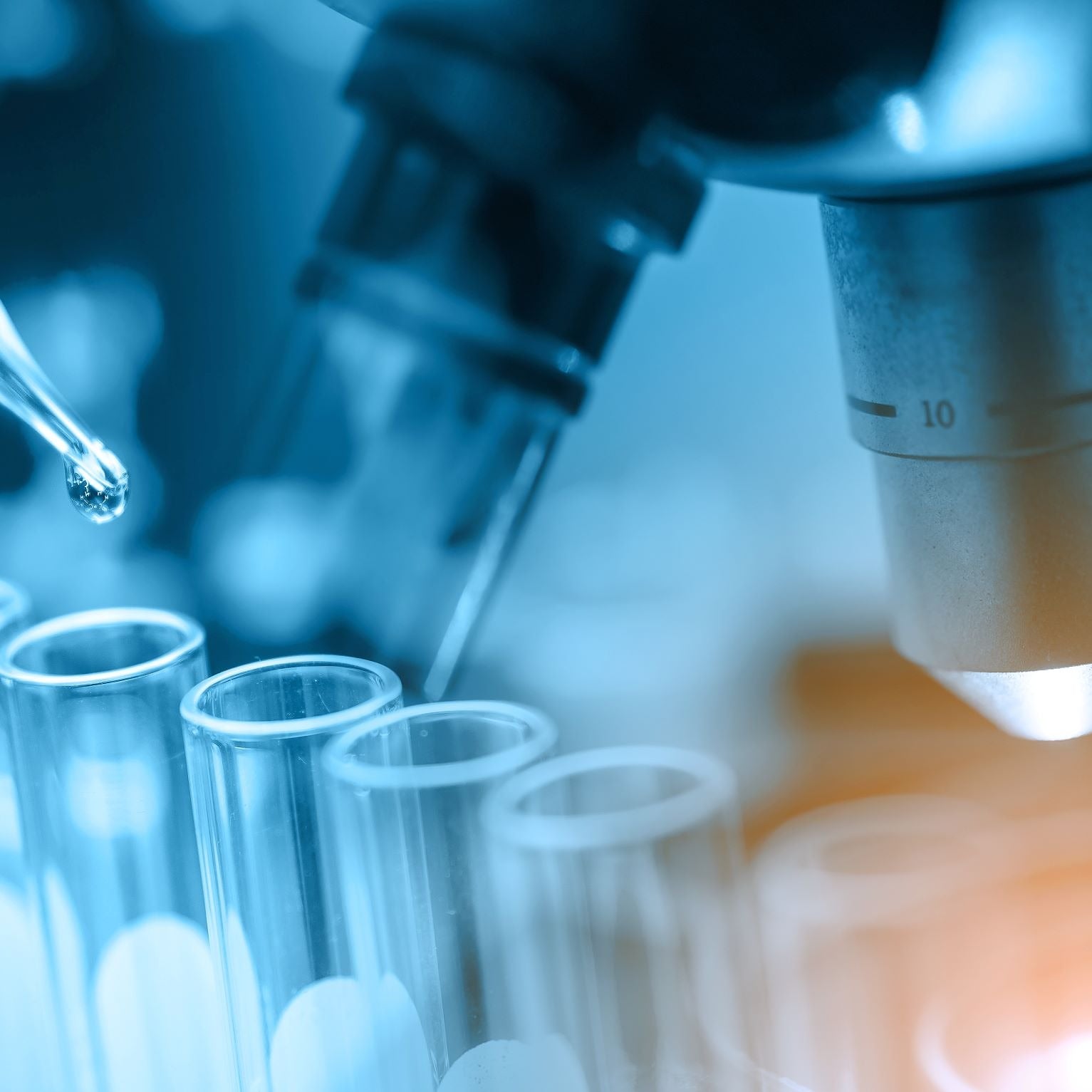 Laboratory-inspired image showing active ingredients in Dame Jo! skincare formulations.