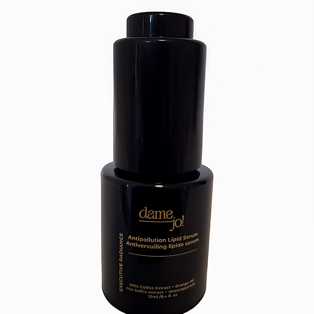Executive Radiance serum bottle in square format with clean white background.