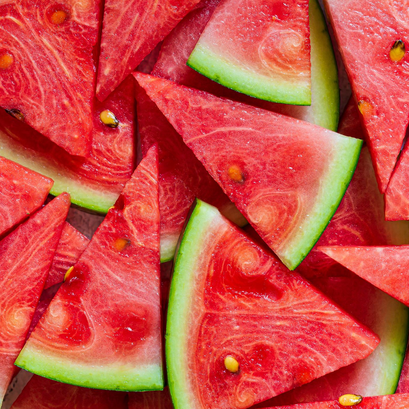 Watermelon slices representing hydrating ingredients in Dame Jo! skincare.
