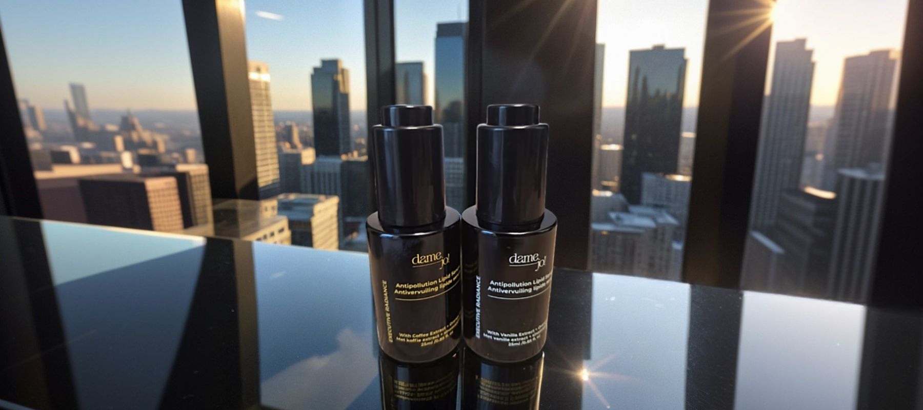 Dual extract of coffee and vanilla used in Dame Jo! skincare for antioxidant and soothing benefits.